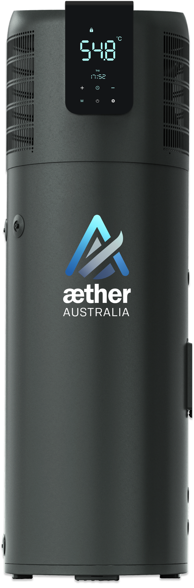 Genuine aetherX Series heat pump hot water unit